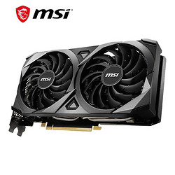 MSI 微星 万图师 GeForce RTX 3070 VENTUS 2X 8G OC LHR 超频版 双风扇 电竞游戏设计专业电脑显卡