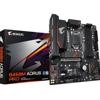 GIGABYTE 技嘉 B460M AORUS PRO MATX主板（Intel LGA 1200、B460）