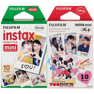 FUJIFILM 富士 instax SQUARE 86x72mm方形相纸 迪士尼米奇 20张