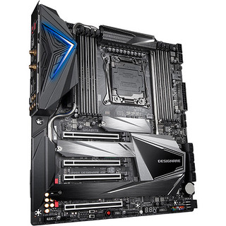 GIGABYTE 技嘉 X299X DESIGNARE 10G EATX主板 (Intel LGA 2066、X299)