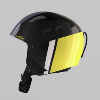 DECATHLON 迪卡侬 SKI HELMET H-RC 500 滑雪头盔 8343804 黑色 56-59cm