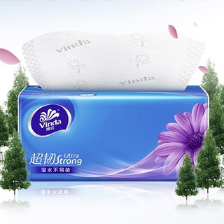 Vinda 维达 超韧系列 抽纸 3层*100抽*72包(195*133mm)