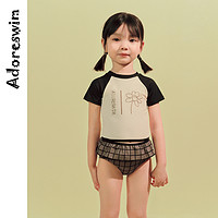 Adoreswim原创设计2021年新款女童温泉游泳衣儿童泳衣女宝宝泳装 90cm(90 适合15-20斤/75-80厘米)
