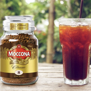 Moccona 摩可纳 经典8号 冻干速溶咖啡粉 100g*2瓶