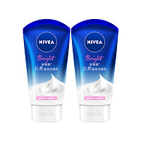 NIVEA 妮维雅 云柔盈泡洁面乳 盈亮型 100ml*2