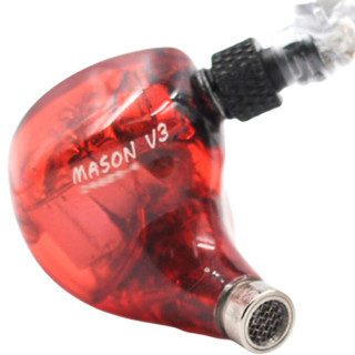 Unique Melody MASON V3 入耳式挂耳式动铁有线耳机 红色 3.5mm