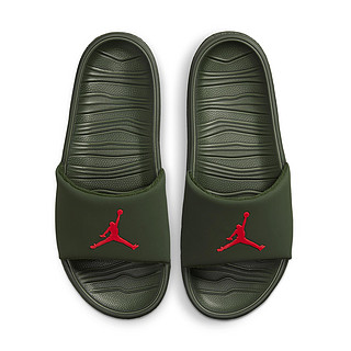 AIR JORDAN Jordan Break Slide Bbs 男子拖鞋 DM2952-300 碳素绿/大学红 42.5