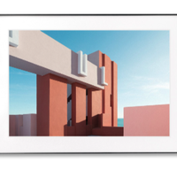 Andres Gallardo Albajar 作品《红墙 4号》33×28cm 影像收藏工艺制作 限量50版