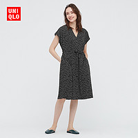 UNIQLO 优衣库 438442 女装碎花印花甜美连衣裙