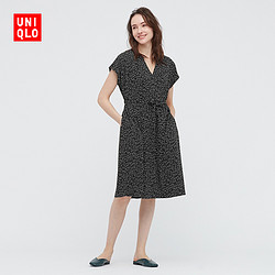 UNIQLO 优衣库 438442 女装碎花印花甜美连衣裙