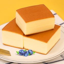 巴比熊无蔗糖纯蛋糕510g箱