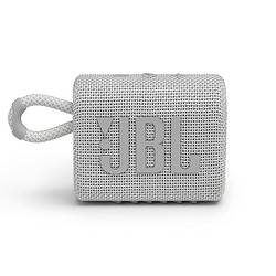 JBL 杰宝 GO3 音乐金砖三代 蓝牙户外便携音响 迷你小音响低音 IP67防水防尘 白色