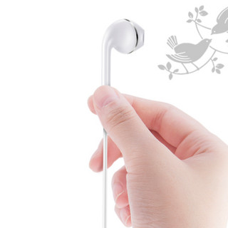Tangmai 唐麦 T0 半入耳式有线耳机 白色 3.5mm
