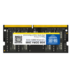 协德 T044 DDR4 2666MHz 笔记本内存 8GB