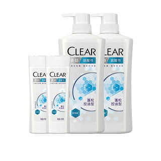 CLEAR 清扬 去屑洗发露 蓬松控油型 720g*2+100g*2