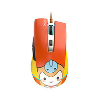 DOUYU.COM 斗鱼 DMG-700 涂鸦版 有线鼠标 16000DPI RGB 橙色