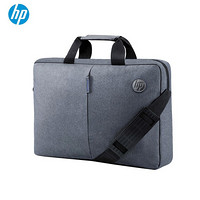 HP 惠普 电脑包手提14/15.6英寸笔记本单肩包 休闲商务办公笔记本电脑包 简约时尚轻薄舒适 灰色K0B38AA