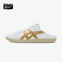 Onitsuka Tiger鬼塚虎情侣帆布休闲鞋半拖鞋DD TRAINER SABOT直播（22） 白色 46