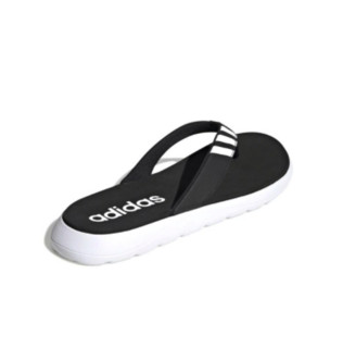 adidas NEO Comfort Beach Flip-Flop 中性拖鞋 EG2069 黑/白 44.5