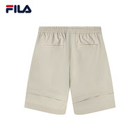 FILA x Pepe Shimada 斐乐男士梭织五分裤2021夏秋新款短裤沙滩裤 浅亮卡其-LK 190/96A/XXXL