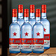 红星 蓝瓶二锅头白酒 绵柔8纯粮  53度清香型优级白酒 500ML*6瓶装