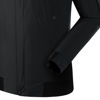 凯乐石（KAILAS）男款时尚防水羽绒外套（短版夹克款） 墨黑 M