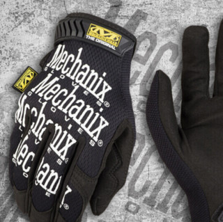 MECHANIX WEAR 超级技师 Original基础款 战术防护手套 6008 黑底白字 M 可触屏