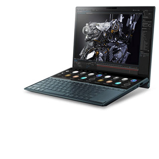 ASUS 华硕 ZenBook Duo 14.0英寸 笔记本电脑 天蓝色(酷睿i7-10510U、核芯显卡、8GB、512GB SSD、1080P）