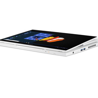 acer 宏碁 ConceptD 3 Ezel 14英寸 设计本 白色(酷睿i7-10750H、GTX 1650 Ti 4G、16GB、1TB SSD、1080P、IPS)