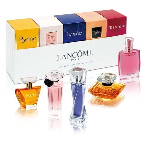 LANCOME 兰蔻 女士浓香水套装 (珍爱爱恋5ml+真爱奇迹5ml+梦魅5ml+美丽人生4ml+璀璨红情7.5ml)