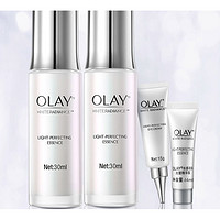 OLAY 玉兰油 水感套装（光感小白瓶水感精华液 30ml*2+14ml+眼霜15g+赠面膜*3）