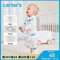 Carter's 孩特 carter's婴儿连体衣四季长袖爬服春夏纯棉卡特男女新生宝宝空调服