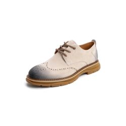 belle 百丽 男鞋新剖层绒猪皮革休闲工装鞋户外风鞋