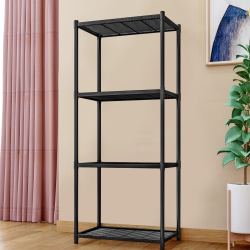 索尔诺置物架浴室层架储物架厨房架子铁艺卫生间杂物架落地收纳架