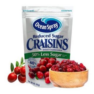 Ocean Spray 优鲜沛 美国进口优鲜沛（Ocean Spray）原味减糖50%蔓越莓干休闲零食 142g