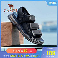 CAMEL 骆驼 鞋男2021夏季休闲运动凉鞋新款爆米花男士沙滩鞋潮流时尚外穿