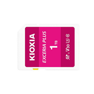 KIOXIA 铠侠 EXCERIA PLUS 极至光速系列 SD存储卡 1TB（UHS-I、V30、U3）