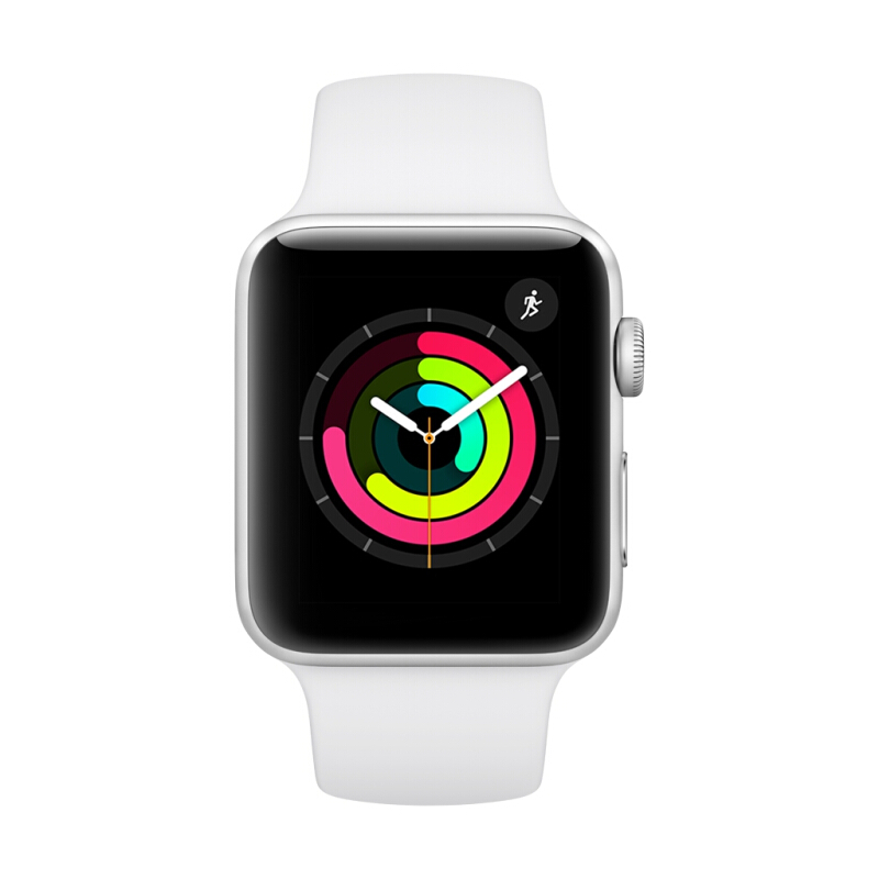 apple 苹果 watch series 3 智能手表 42mm gps版 银色铝金属表壳