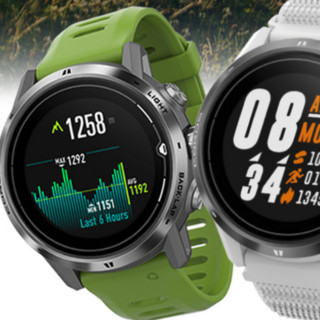 COROS 高驰 APEX Pro 智能手表 47mm 银色钛合金 绿色硅胶表带（北斗、GPS、血氧）