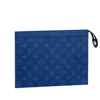 LOUIS VUITTON 路易威登 POCHETTE VOYAGE系列 男士手袋 M30423 COBALT钴蓝色 中号