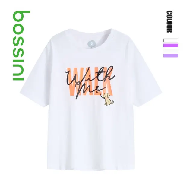 bossini 堡狮龙 6208013A1 女士圆领T恤