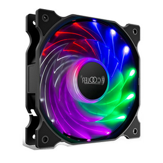 PCCOOLER 超频三 幻影 混光 120mm 机箱散热风扇 单个装