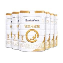 biostime合生元派星幼儿配方奶粉3段1236个月800克6罐