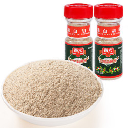 chunguang春光海南特产调味胡椒芳香辛辣兴隆白胡椒粉68g2瓶装