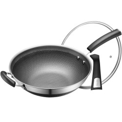 supor 苏泊尔 316l不锈钢炒锅 ec32jcc01 32cm