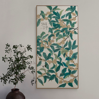 李知弥 月中桂子 60*120cm 新中式玄关走廊装饰画