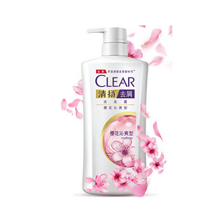 CLEAR 清扬 去屑洗发露 樱花沁爽型 500g*3+50g*3