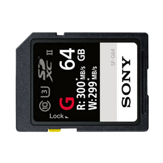 SONY 索尼 S系列 SF-G64 SD存储卡 64GB（UHS-II、U3）