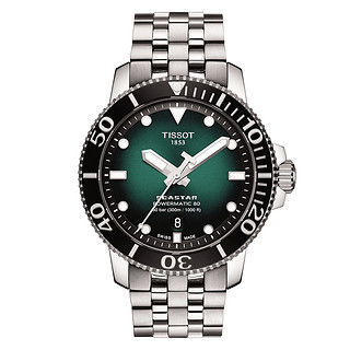 TISSOT 天梭 海星系列 43毫米自动上链腕表 T120.407.11.091.01