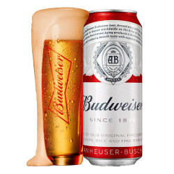budweiser百威经典醇正550ml15听
